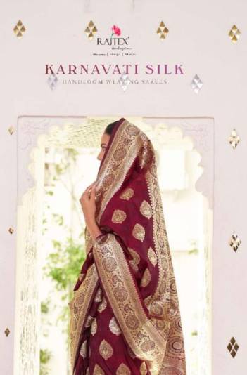 KARNAVATI SILK BY RAJTEX HANDLOOM WEAVING SAREES WHOLESALER IN SURAT
